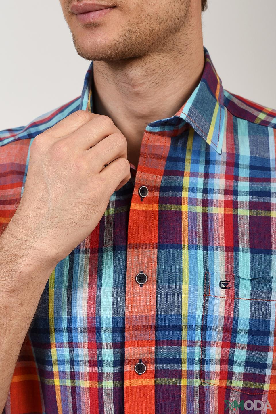 Рубашка кр Casa Moda в клетку