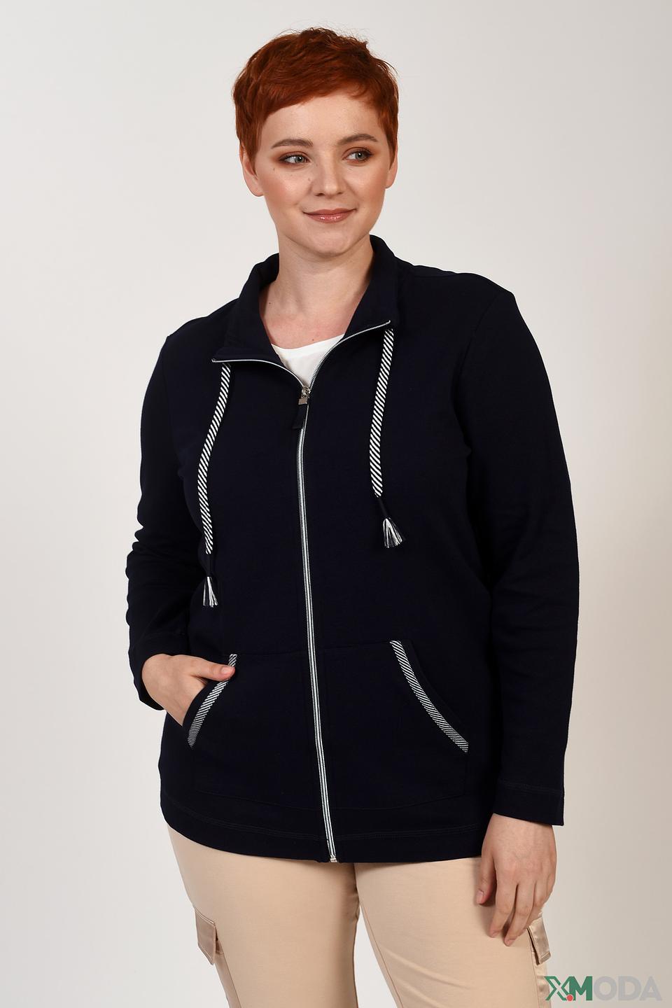 Жакет Via Appia DUE женский тёмно-синий