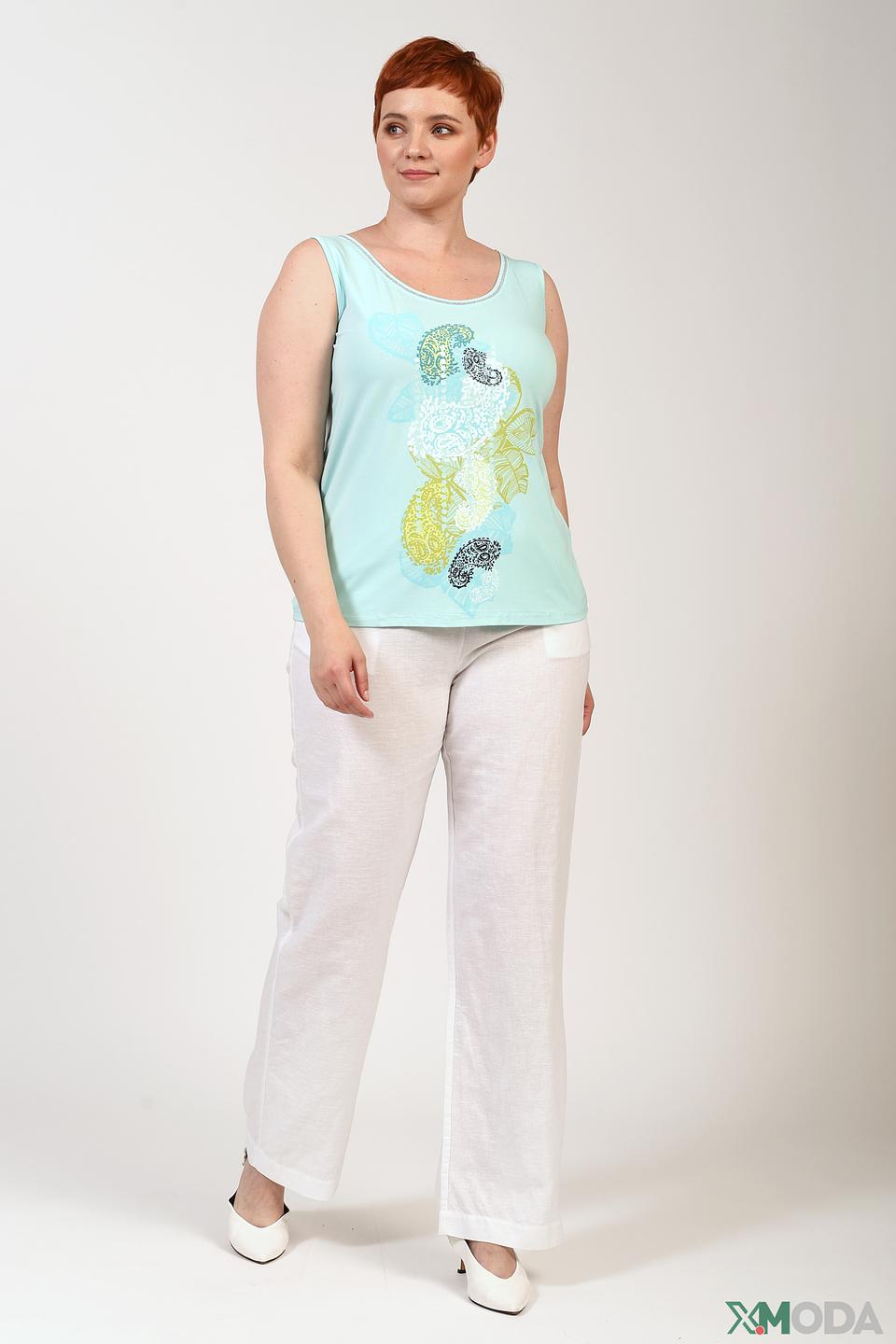 Брюки Via Appia лён белые