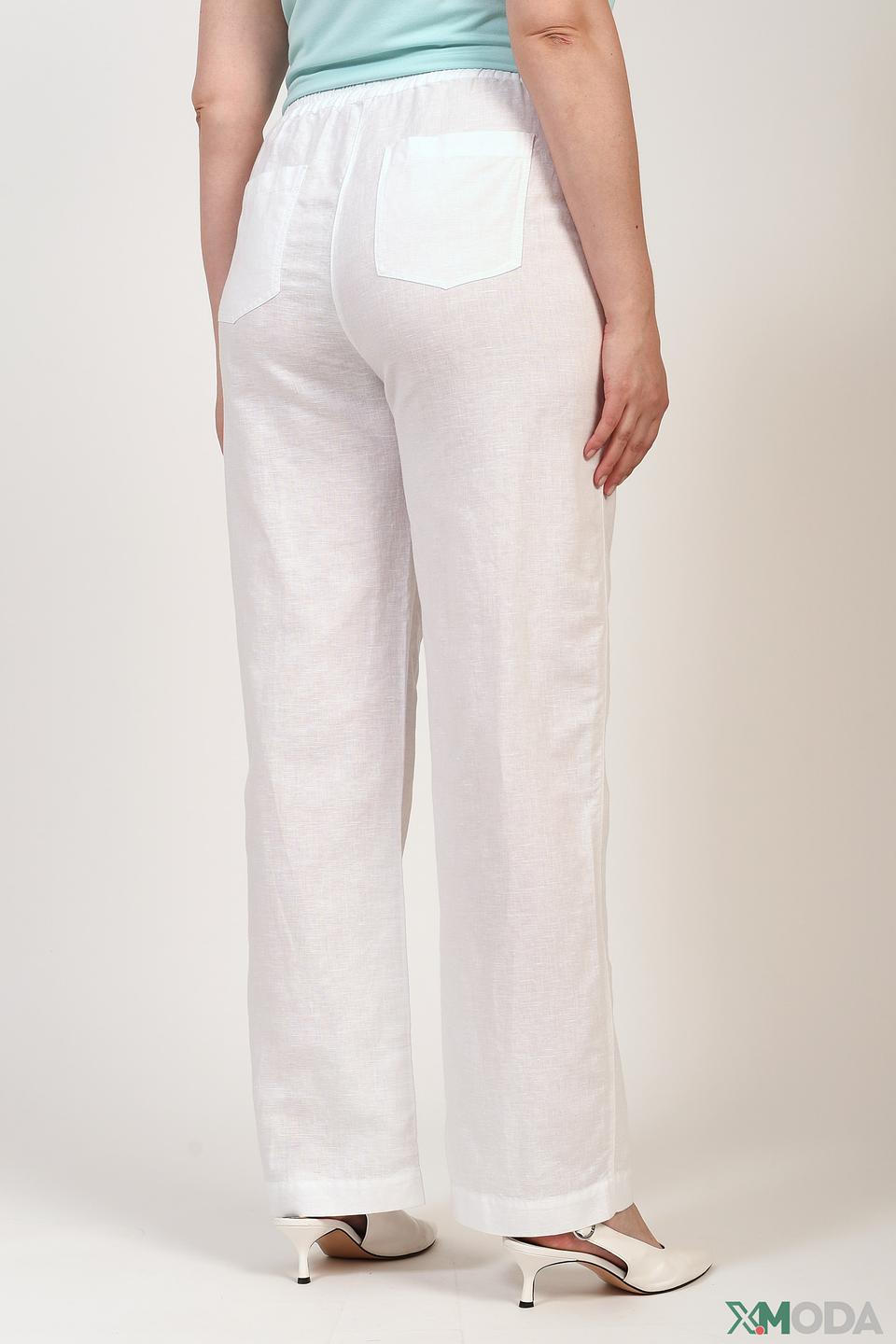 Брюки Via Appia лён белые