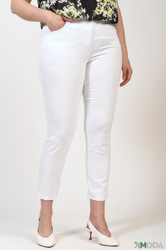 Брюки Eugen Klein белые укороченные