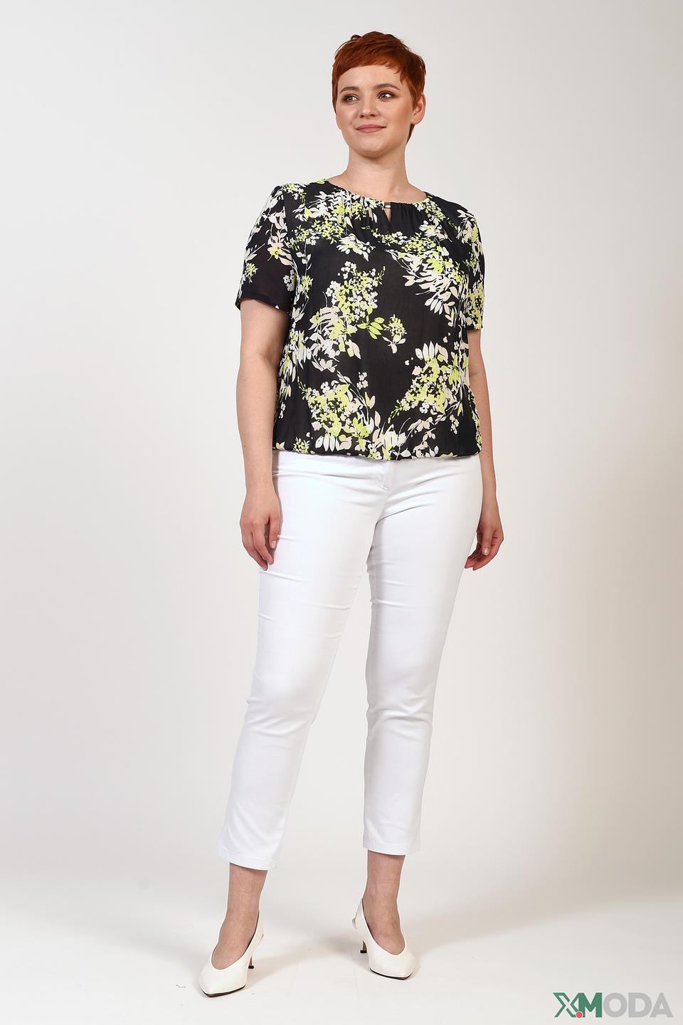 Брюки Eugen Klein белые укороченные