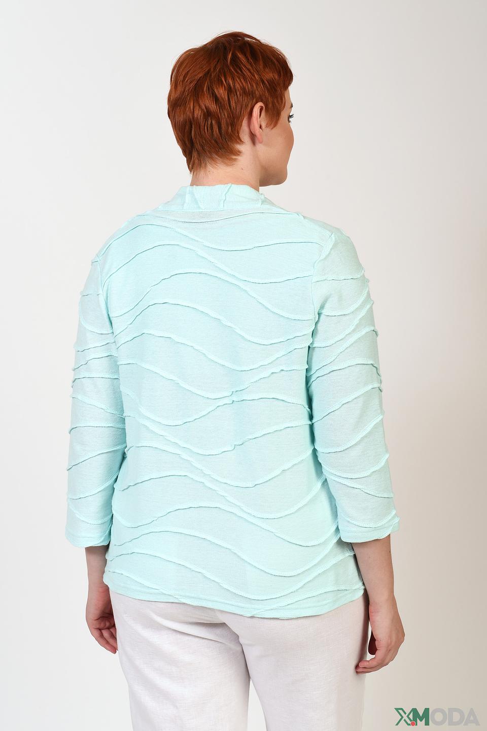 Жакет Lebek мятный с воланами