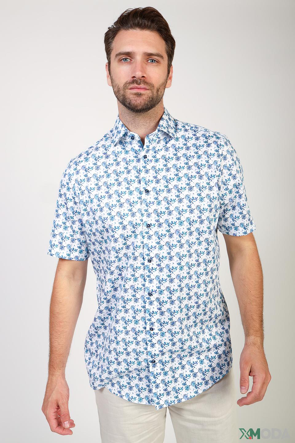 Рубашка кр Venti с цветочным принтом