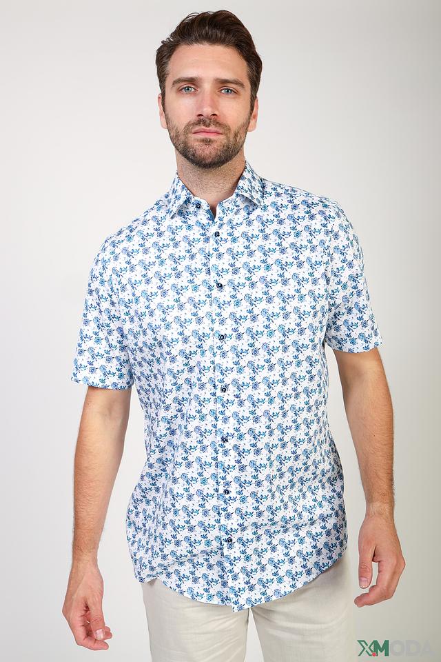 Рубашка кр Venti с цветочным принтом