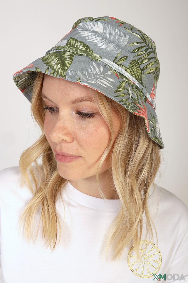 Шляпа Wegener с тропическим принтом