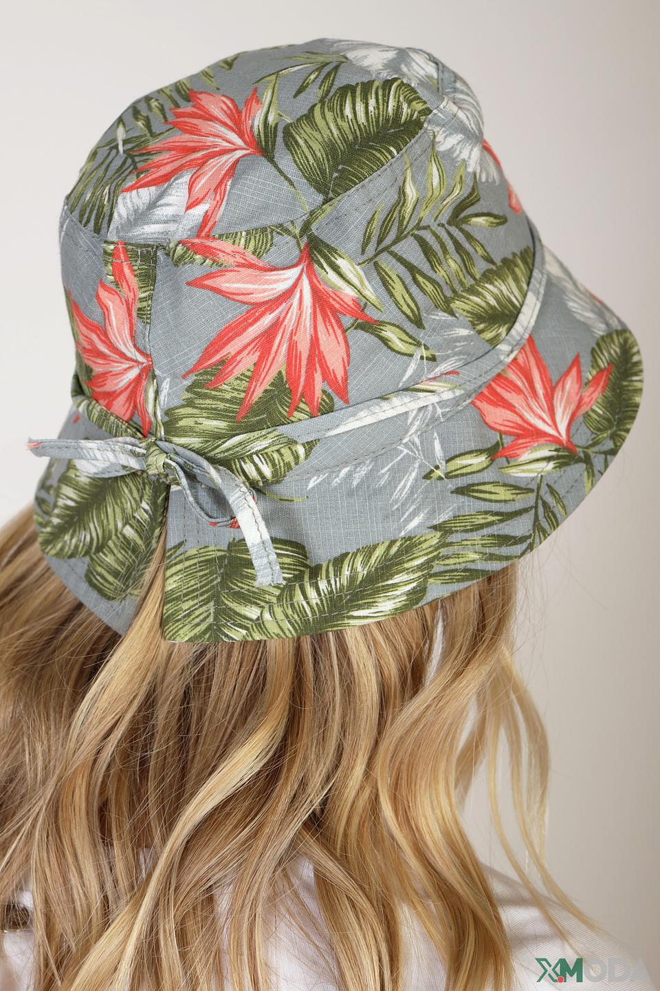 Шляпа Wegener с тропическим принтом