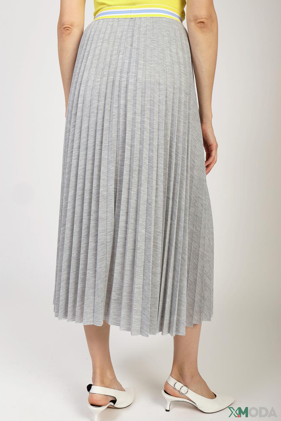 Юбка Cinque плиссированная серая