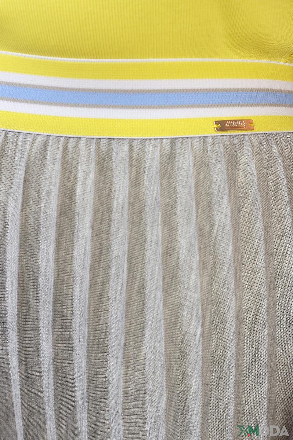 Юбка Cinque плиссированная серая