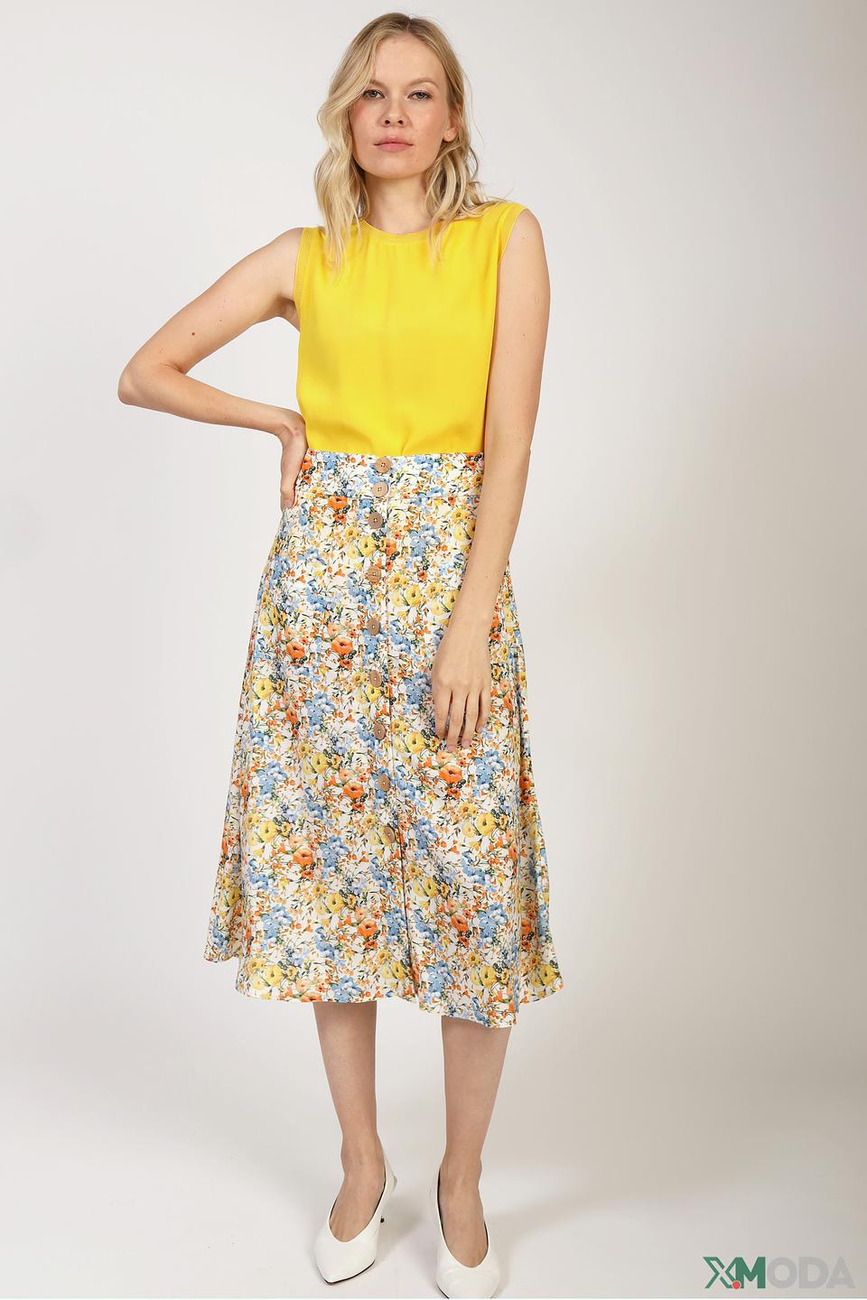 Юбка Rich and Royal с цветочным принтом