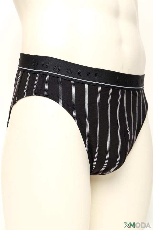 Трусы Bugatti полоска чёрно-белые