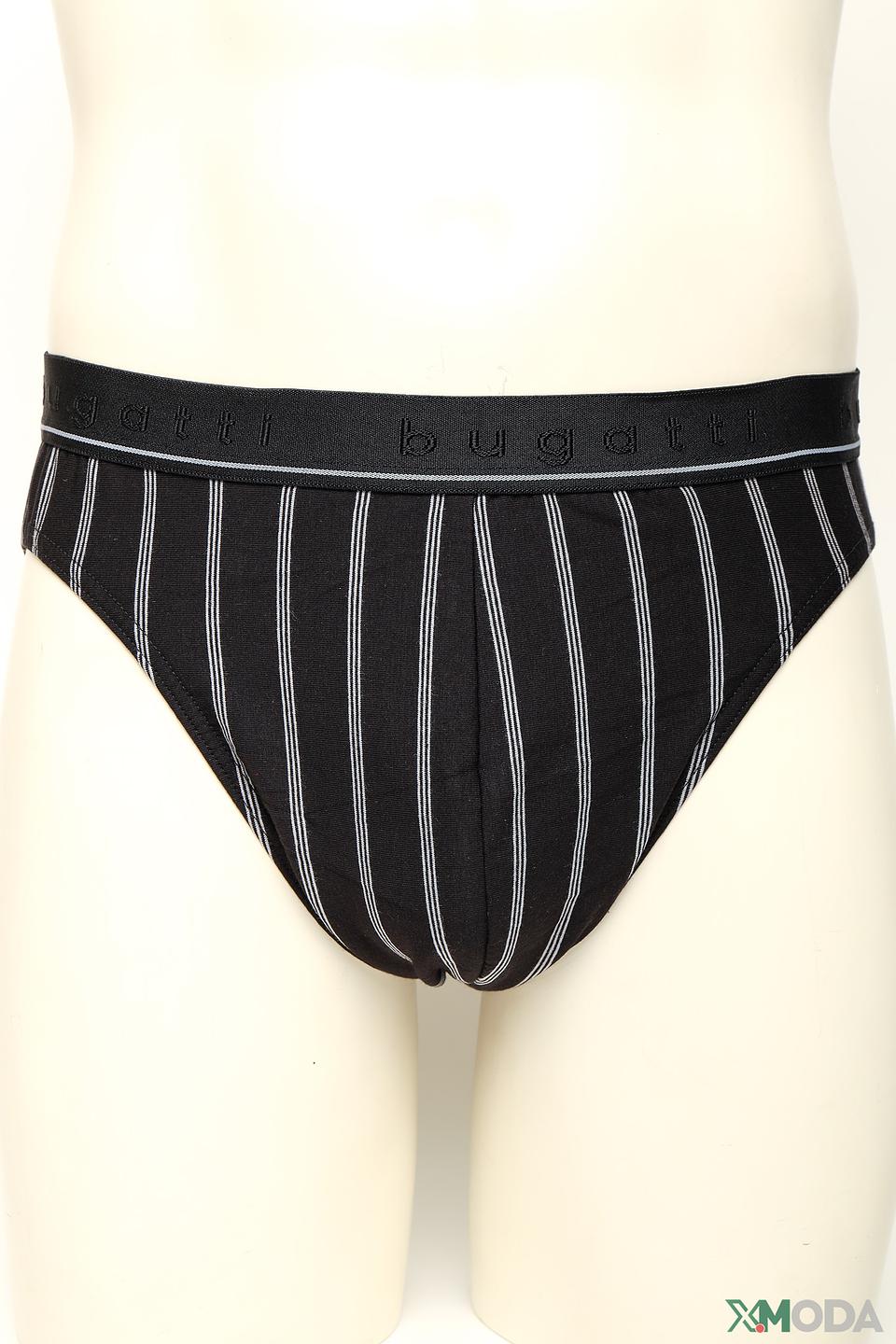 Трусы Bugatti полоска чёрно-белые