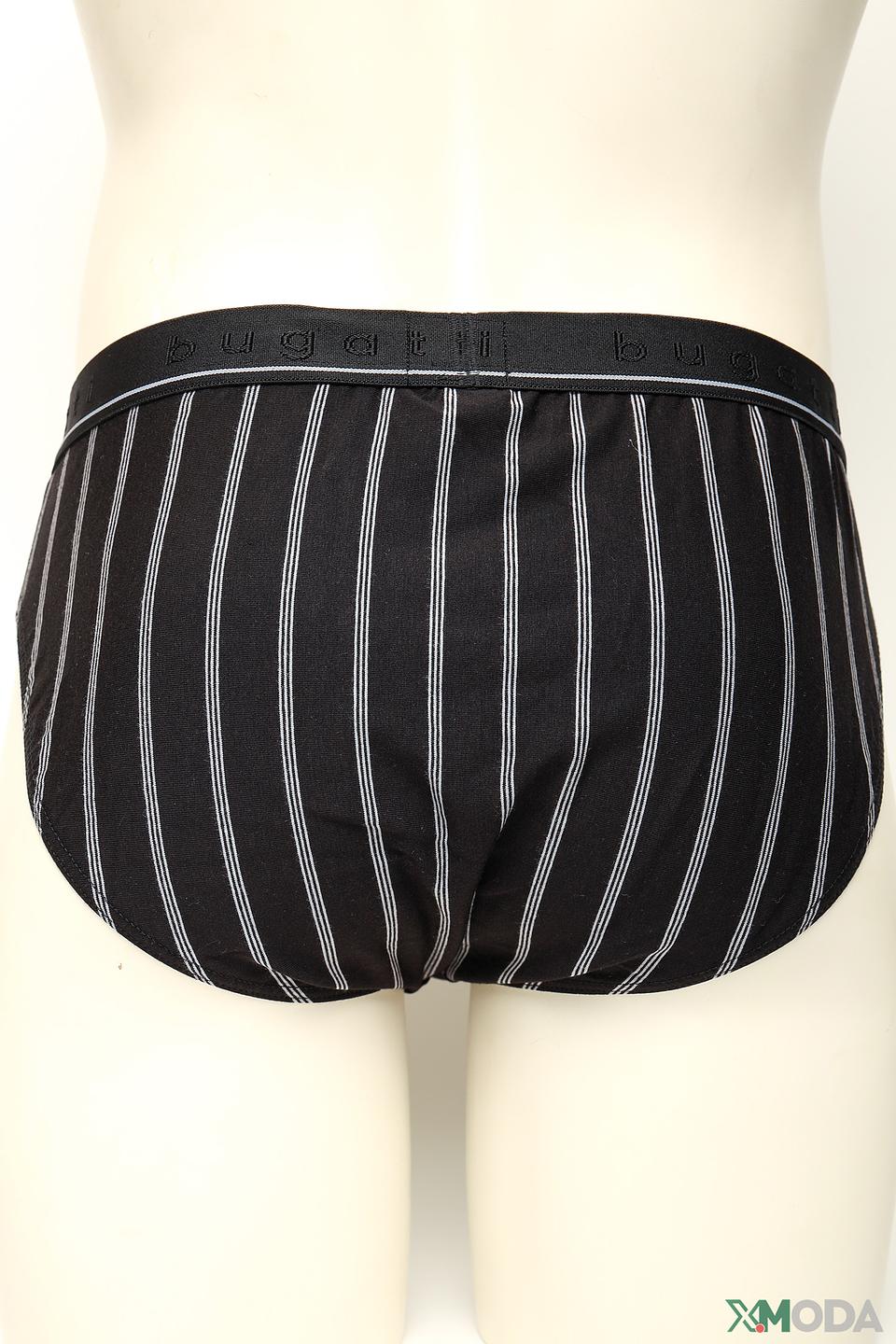 Трусы Bugatti полоска чёрно-белые
