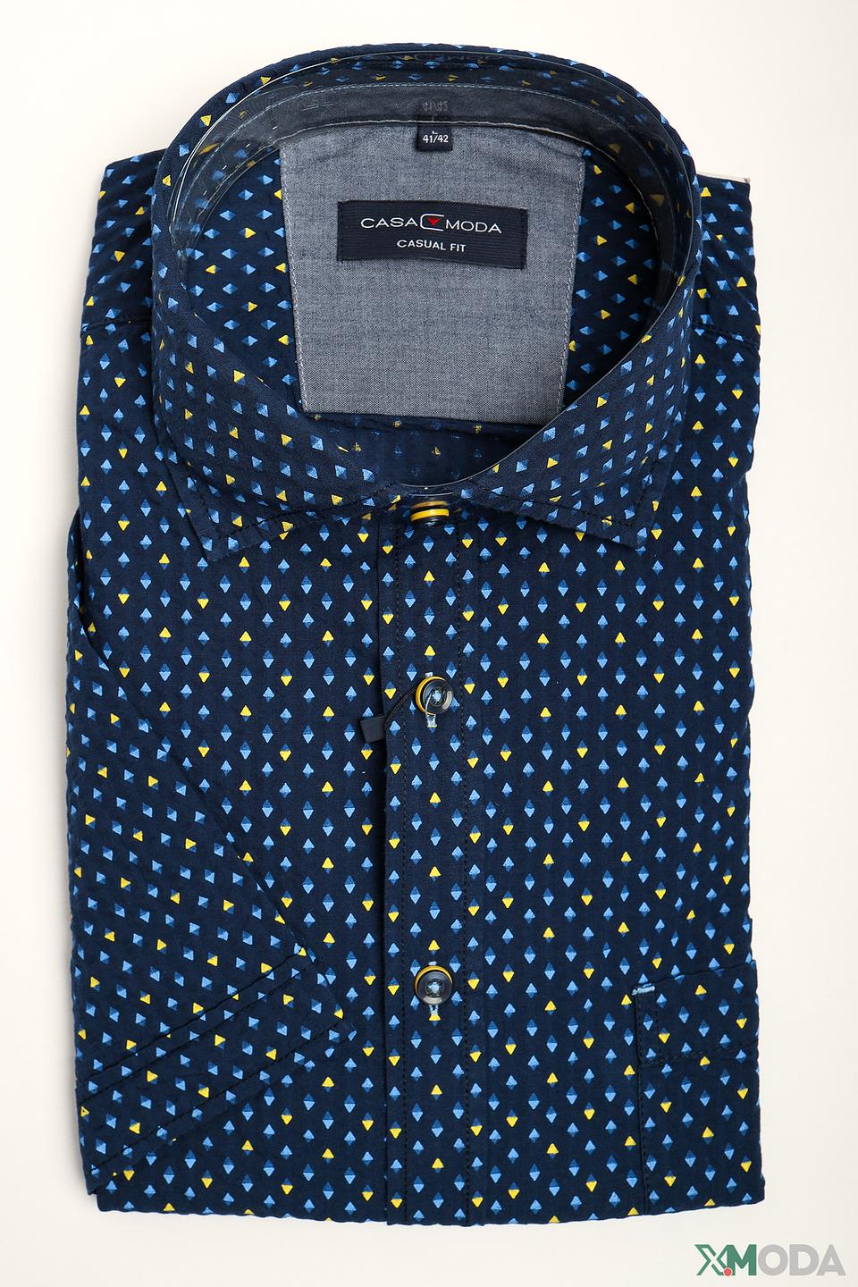 Рубашка кр Casa Moda в горошек