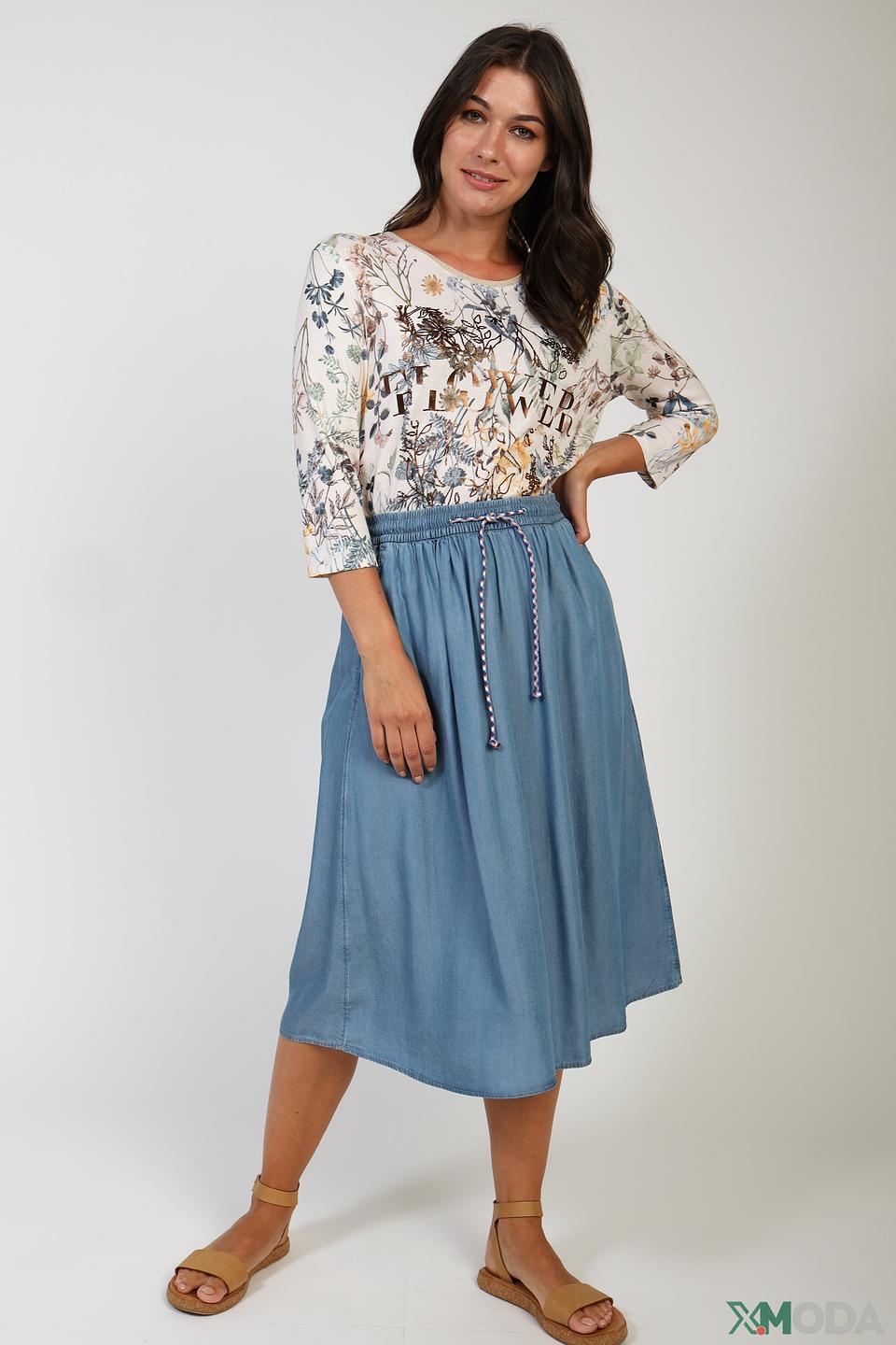 Пуловер Lecomte с цветочным принтом