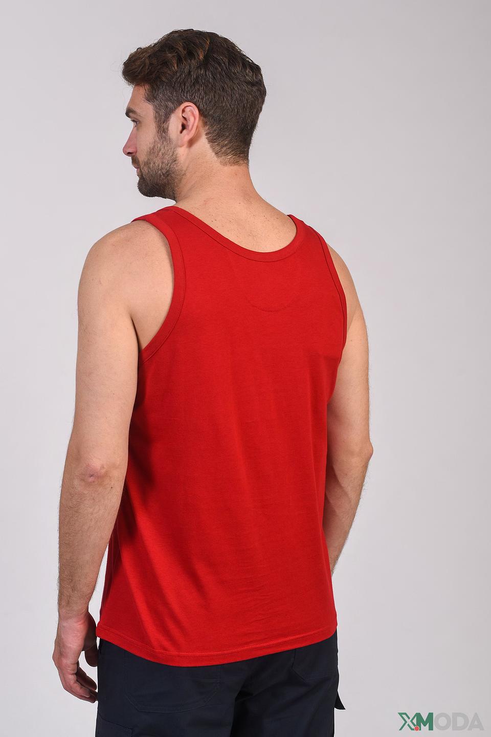 Майка Sea Barrier красная с логотипом