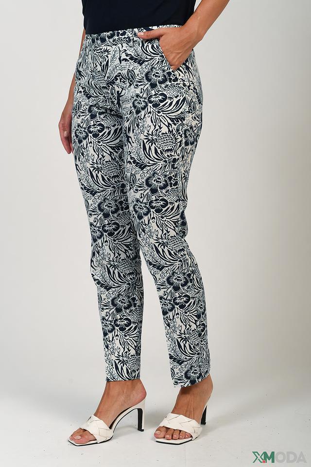 Брюки Oui с цветочным принтом