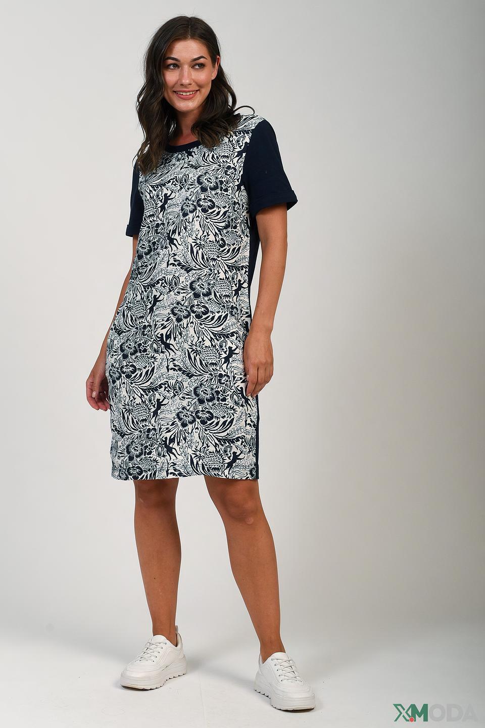 Платье Oui с цветочным принтом