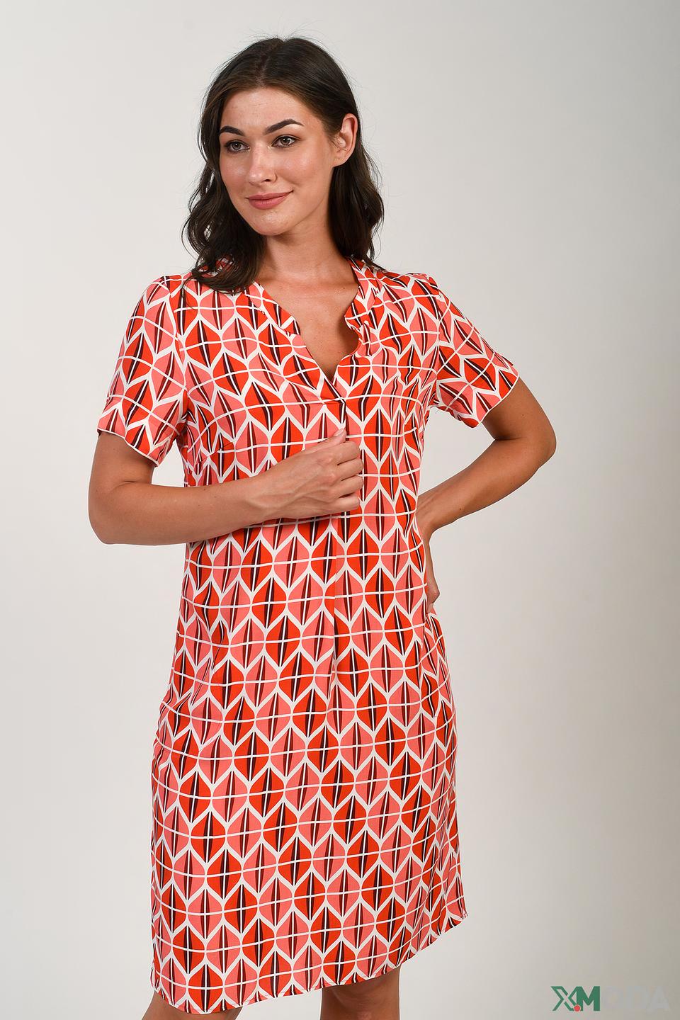 Платье Bianca с геометрическим принтом