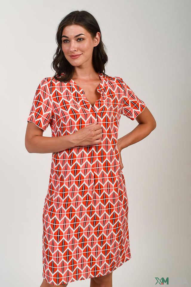 Платье Bianca с геометрическим принтом