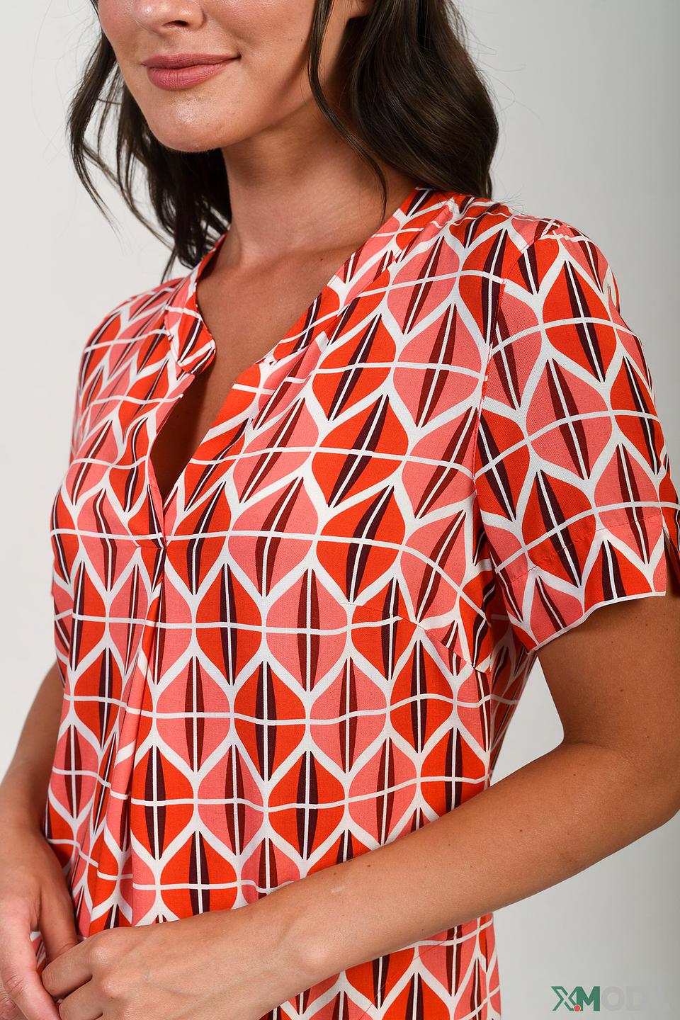 Платье Bianca с геометрическим принтом