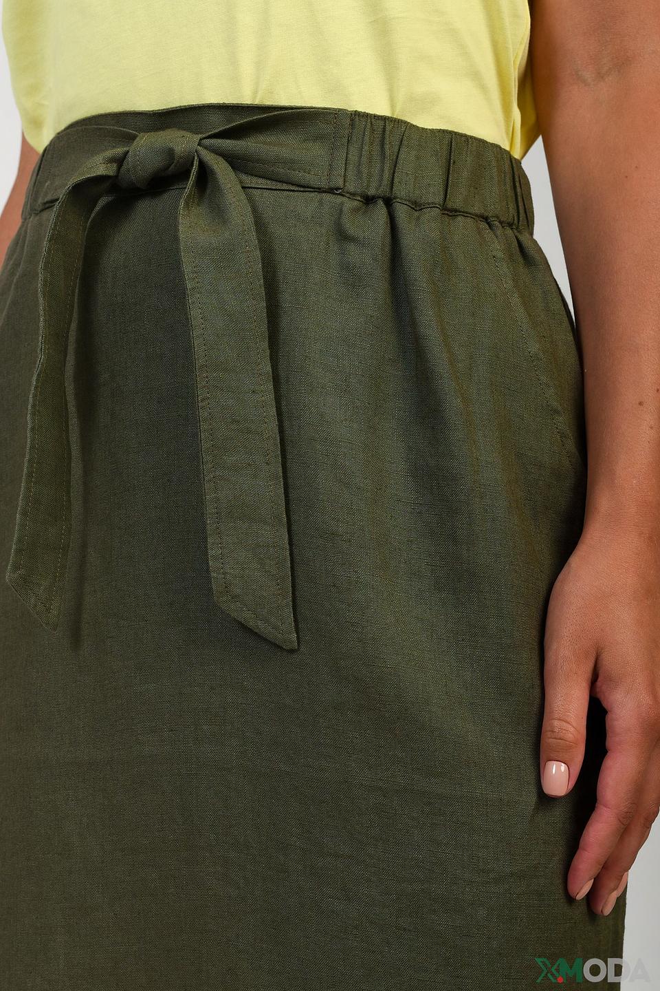 Юбка Betty Barclay хаки с поясом