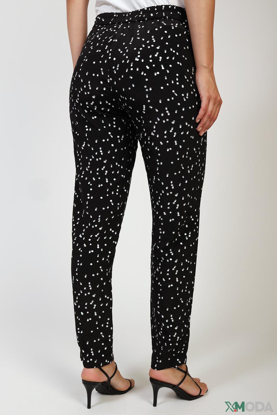 Брюки Zerres в горошек чёрный