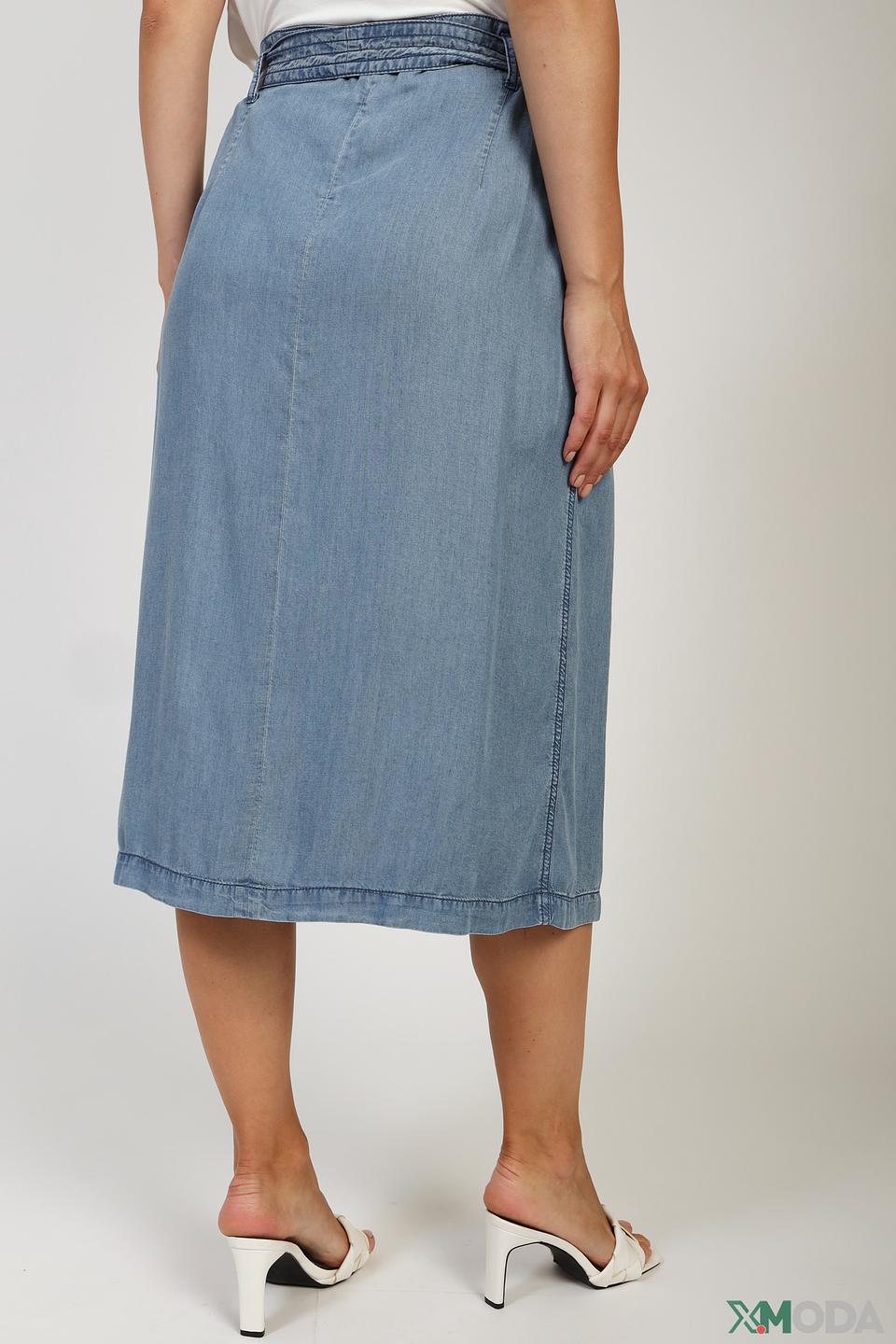 Юбка Gardeur деним с поясом