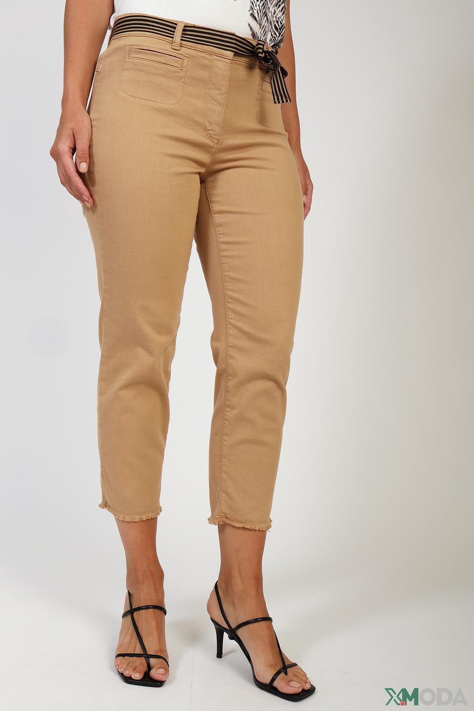 Капри Gerry Weber бежевые с поясом
