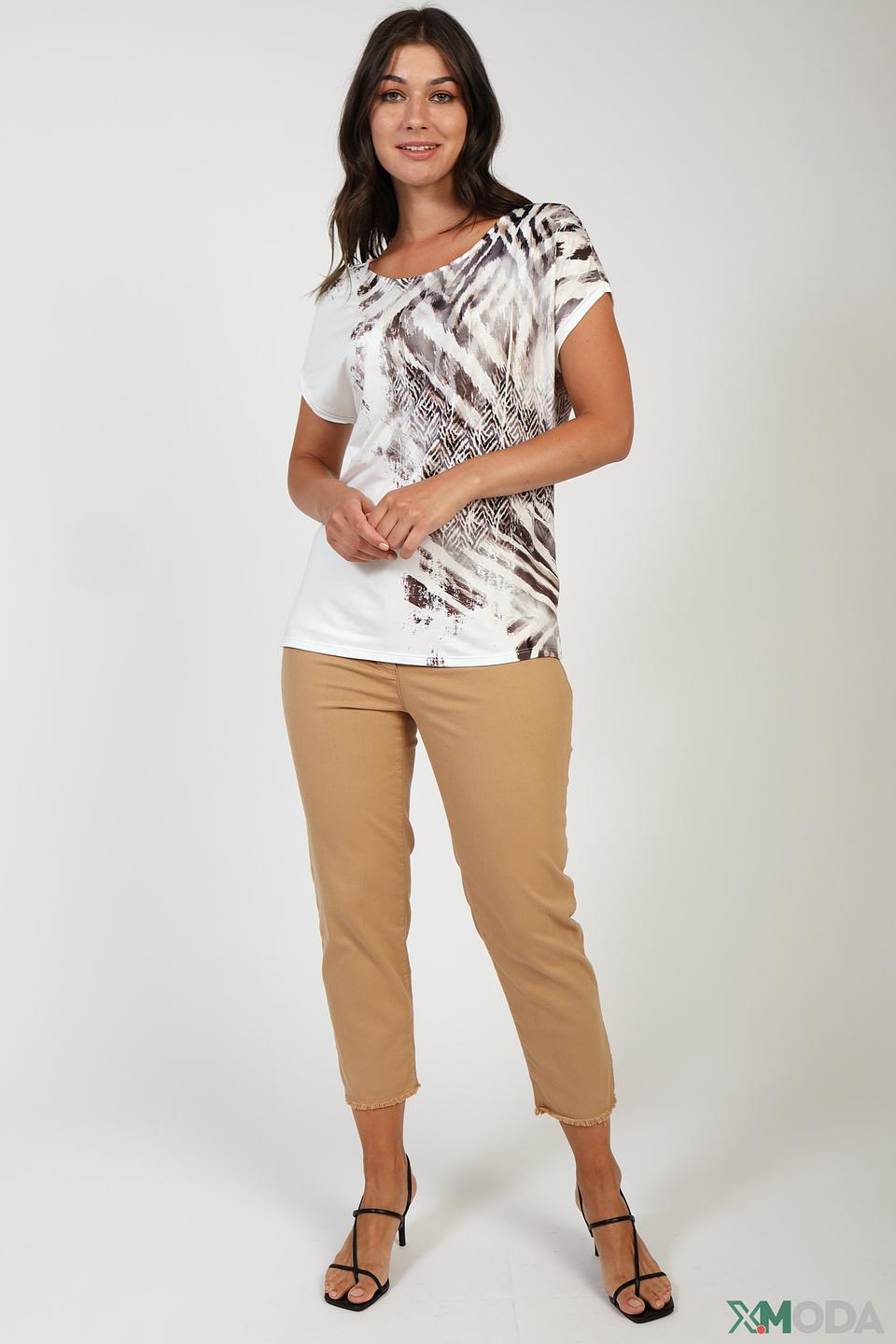 Капри Gerry Weber бежевые с поясом