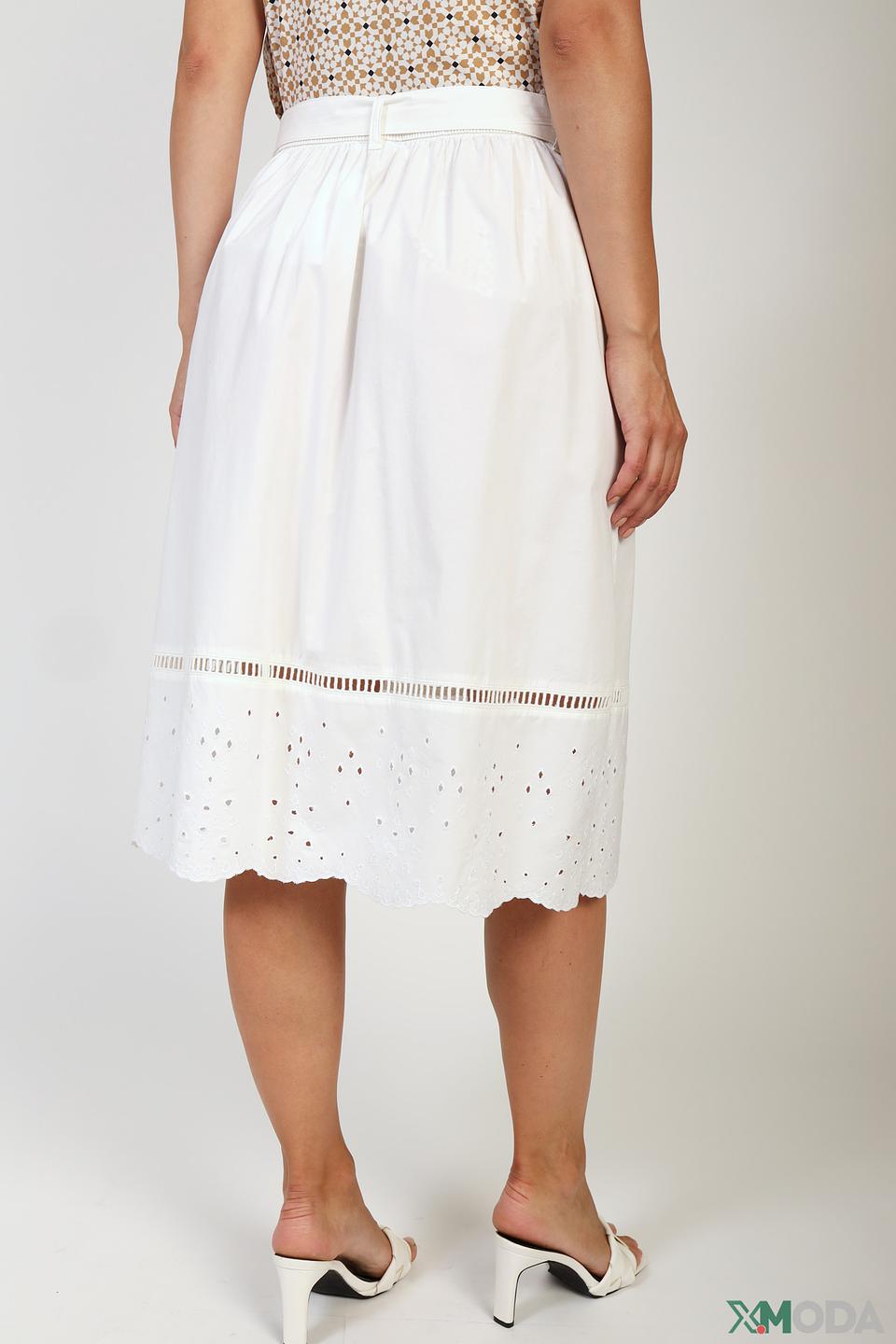 Юбка Gerry Weber EDITION белая с вышивкой