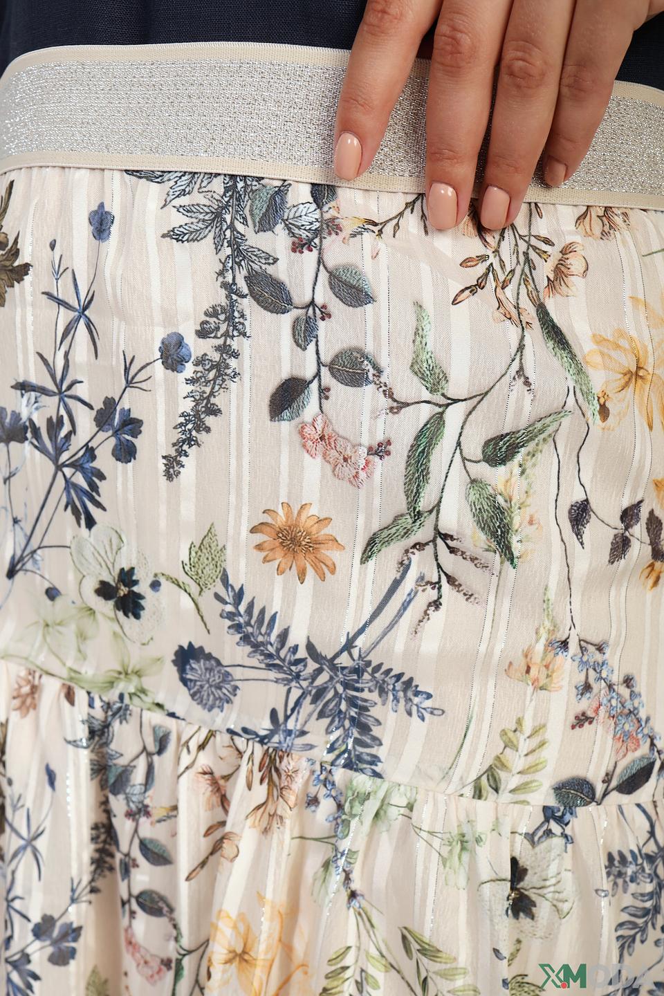 Юбка Lecomte с цветочным принтом