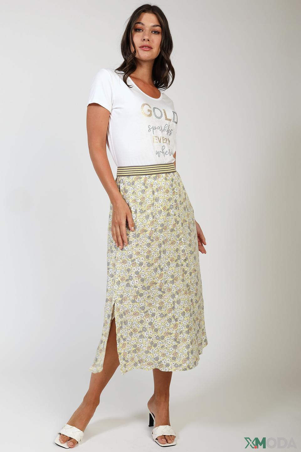Юбка Bianca с цветочным принтом