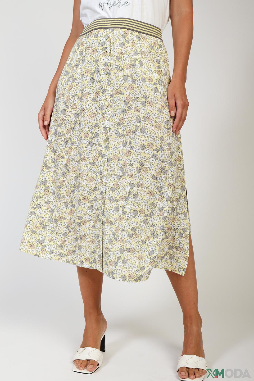 Юбка Bianca с цветочным принтом