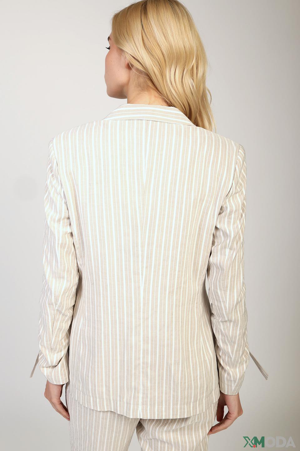 Жакет Marc Cain в полоску бежевый