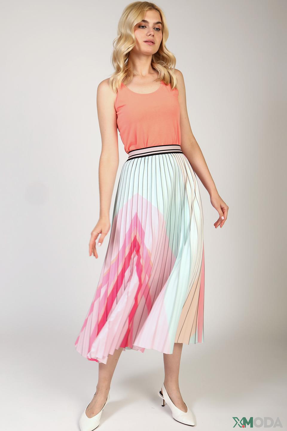 Юбка Marc Cain плиссированная разноцветная
