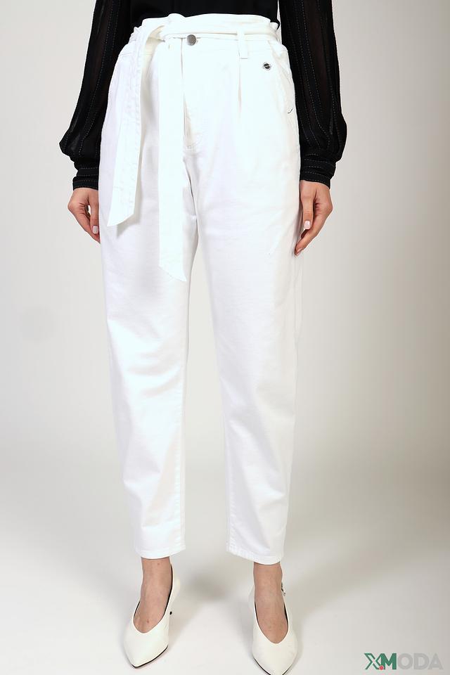 Джинсы Marc Cain с поясом белые