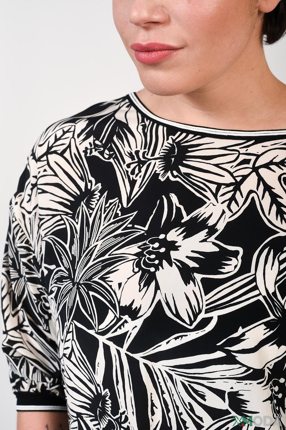 Блуза Marc Cain с цветочным принтом