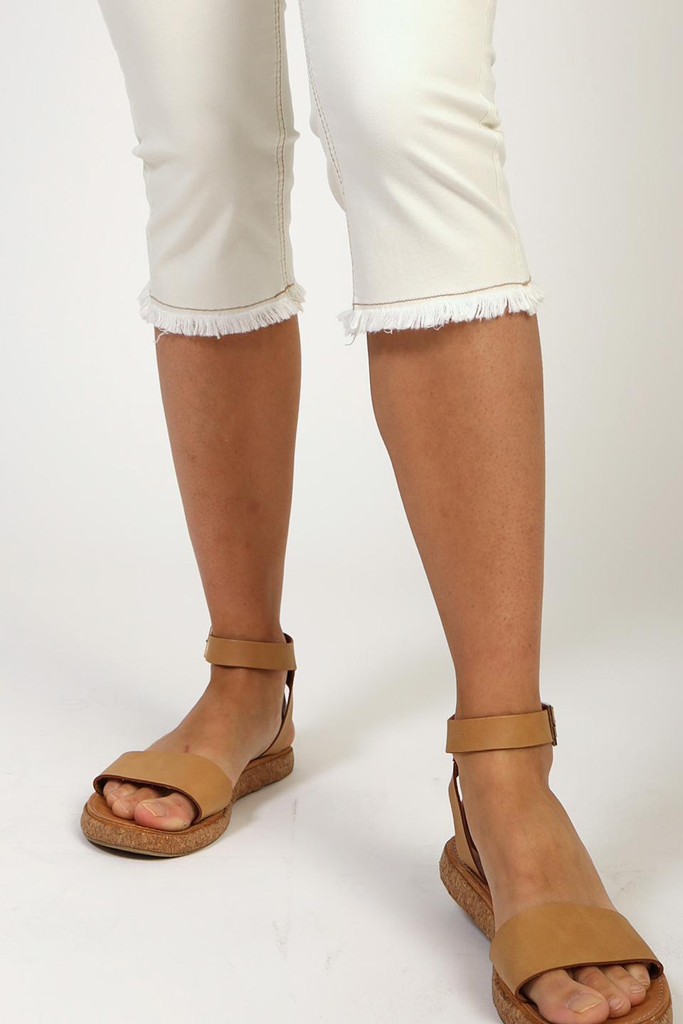 Бриджи Taifun с бахромой белые