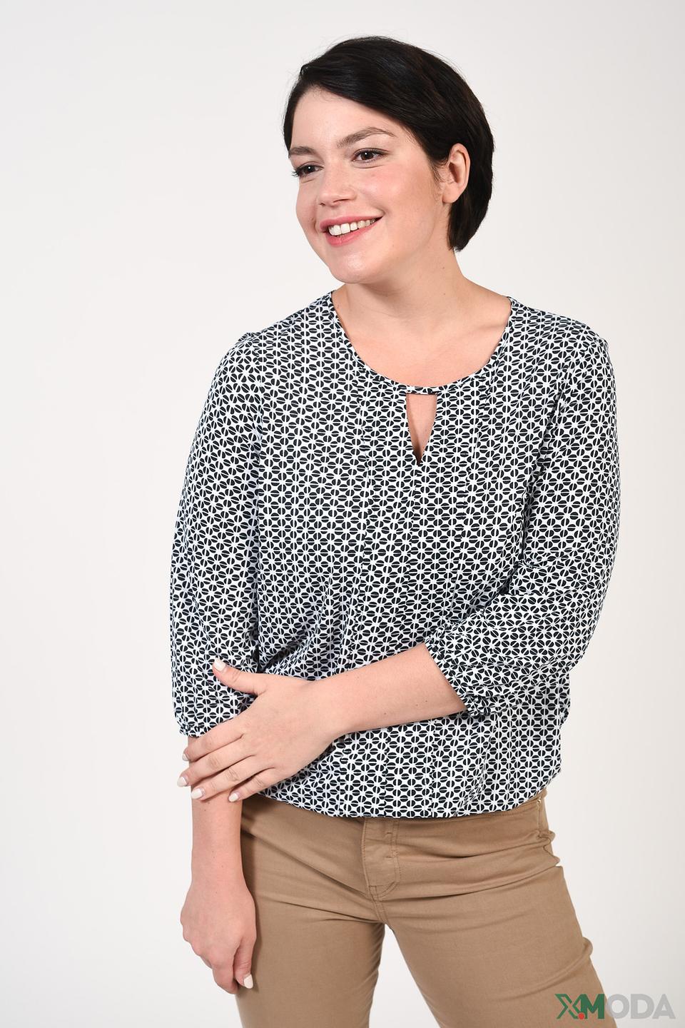 Блуза Olsen с геометрическим принтом