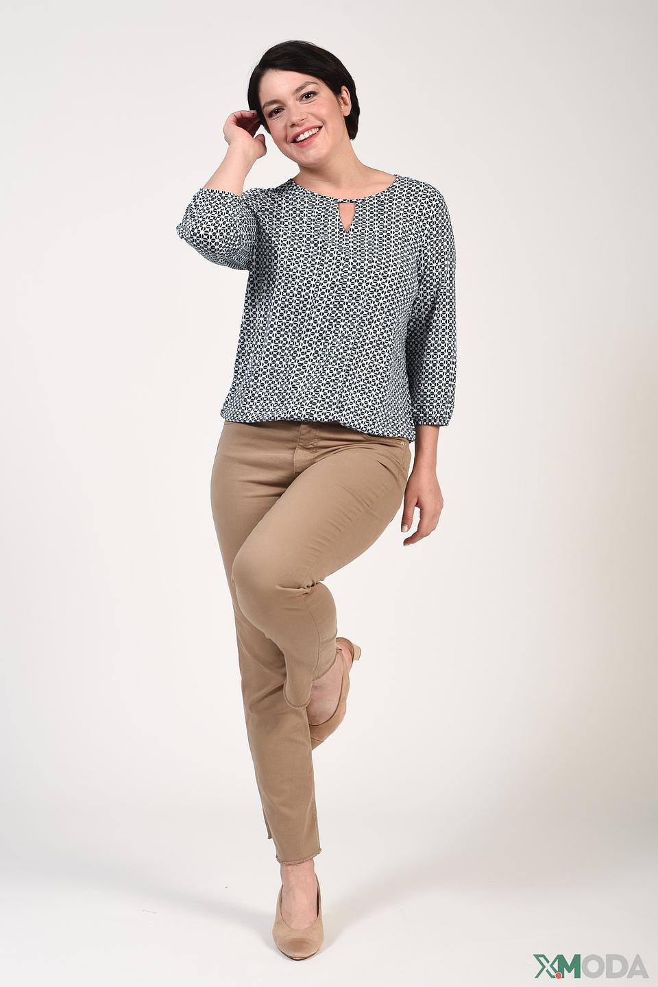 Блуза Olsen с геометрическим принтом