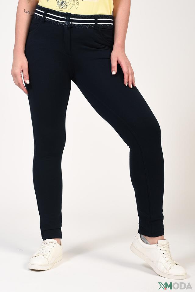 Брюки трикотажные Lisa Campione темно-синие