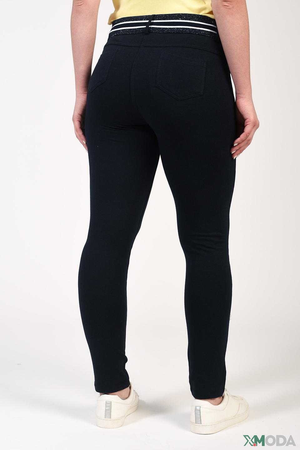 Брюки трикотажные Lisa Campione темно-синие