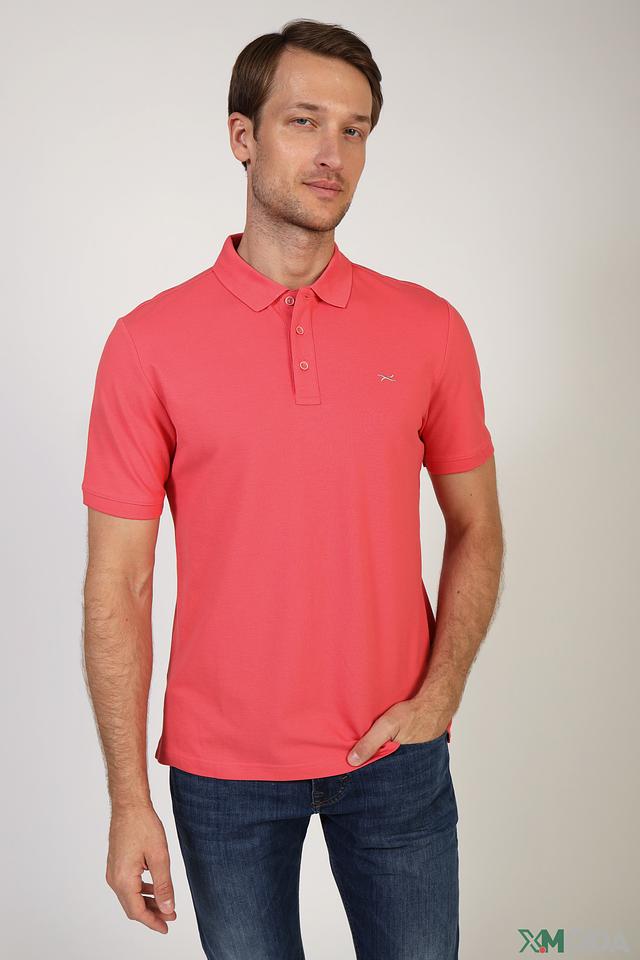 Поло Brax Feel Good коралловое