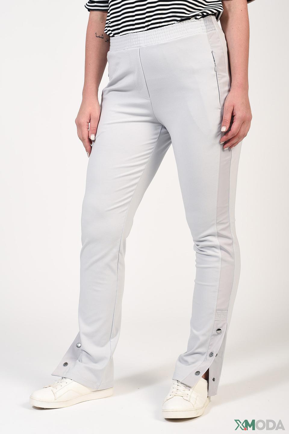 Брюки Marc Cain серые с разрезами