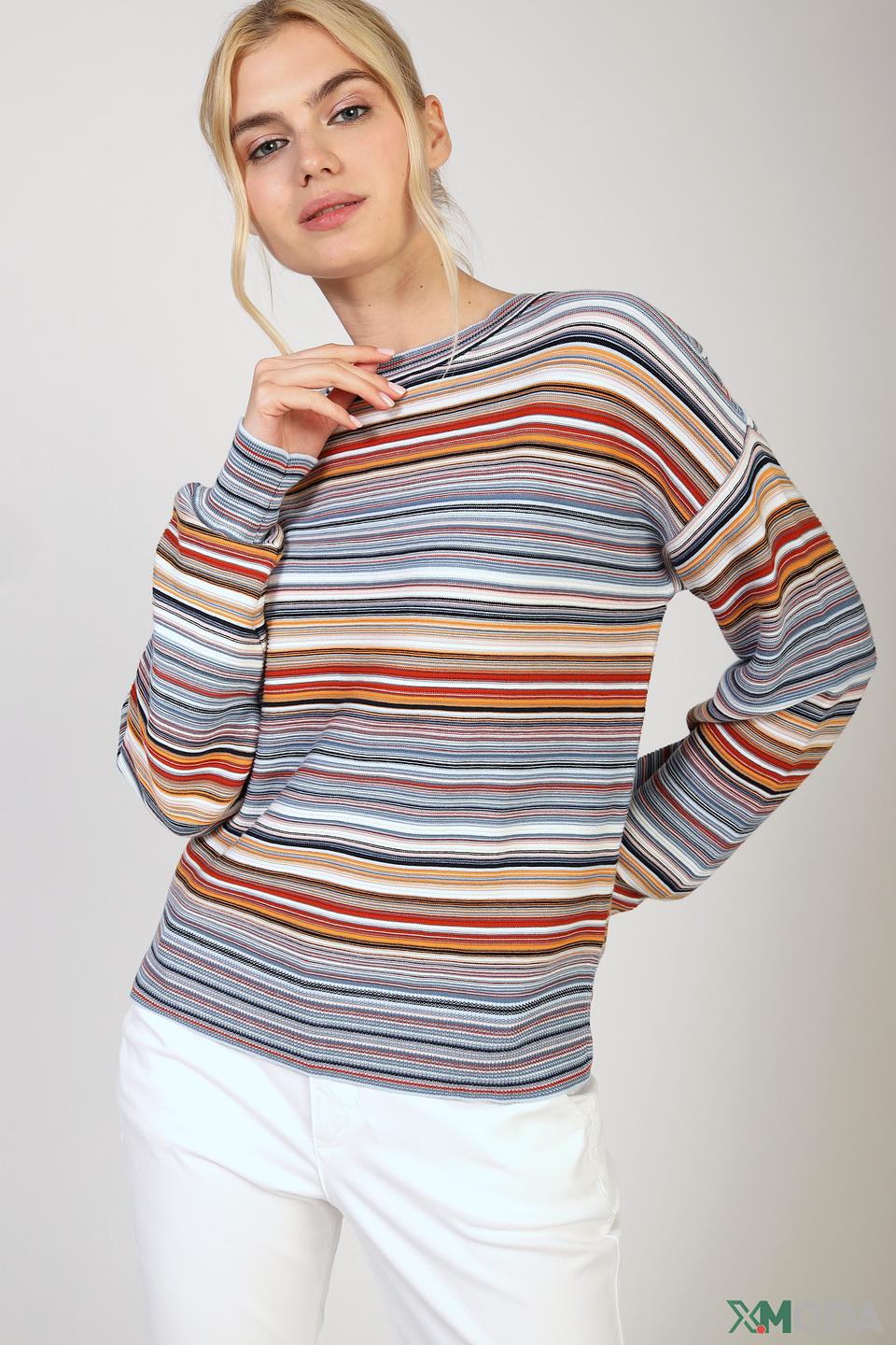 Пуловер Rich and Royal в полоску