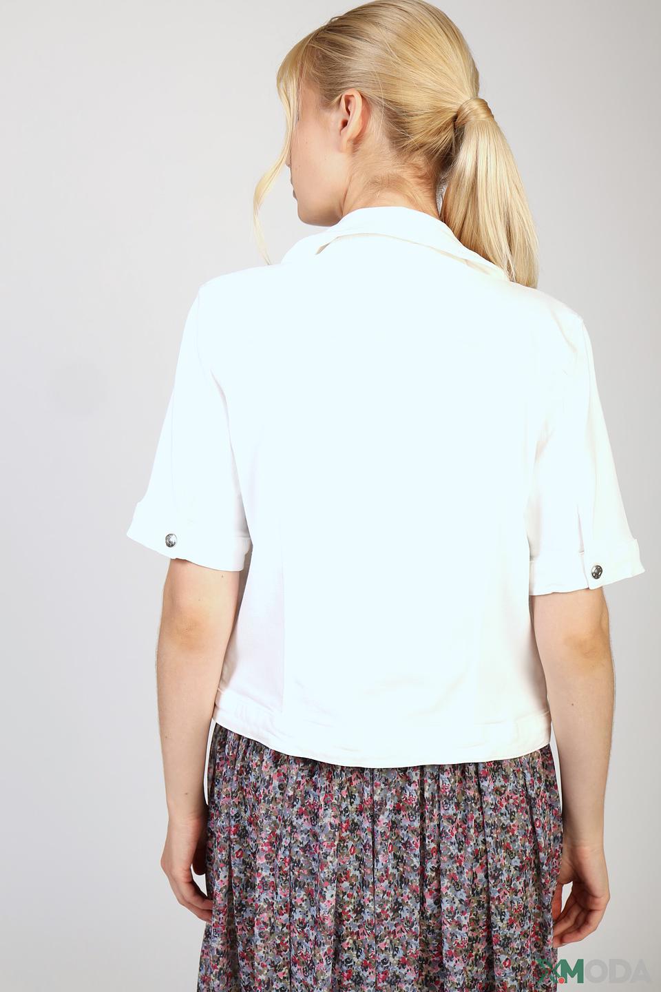 Жакет Oui короткий белый