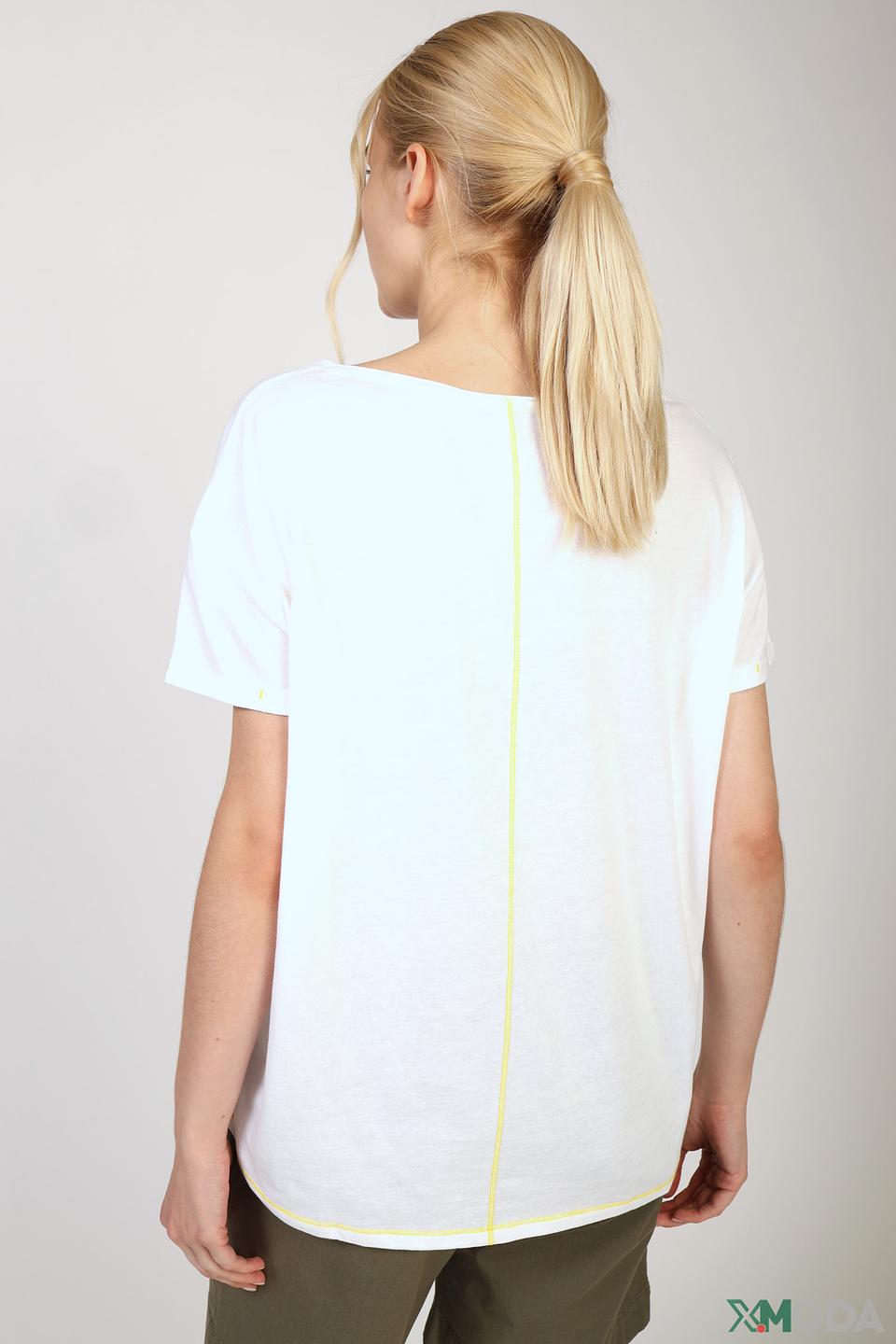 Футболка Oui с ананасом белый