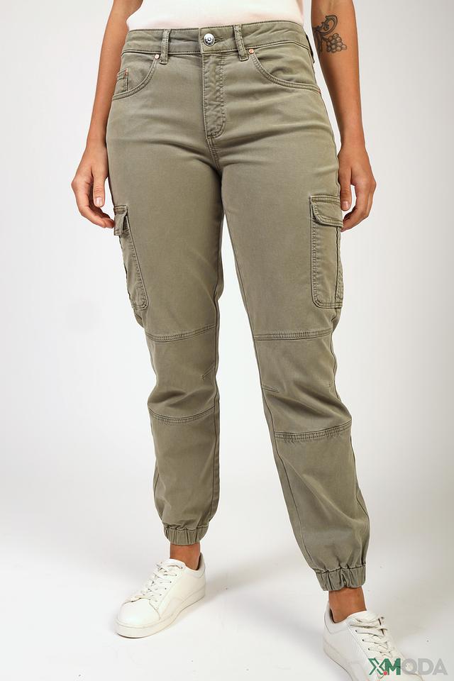 Брюки карго Oui хаки