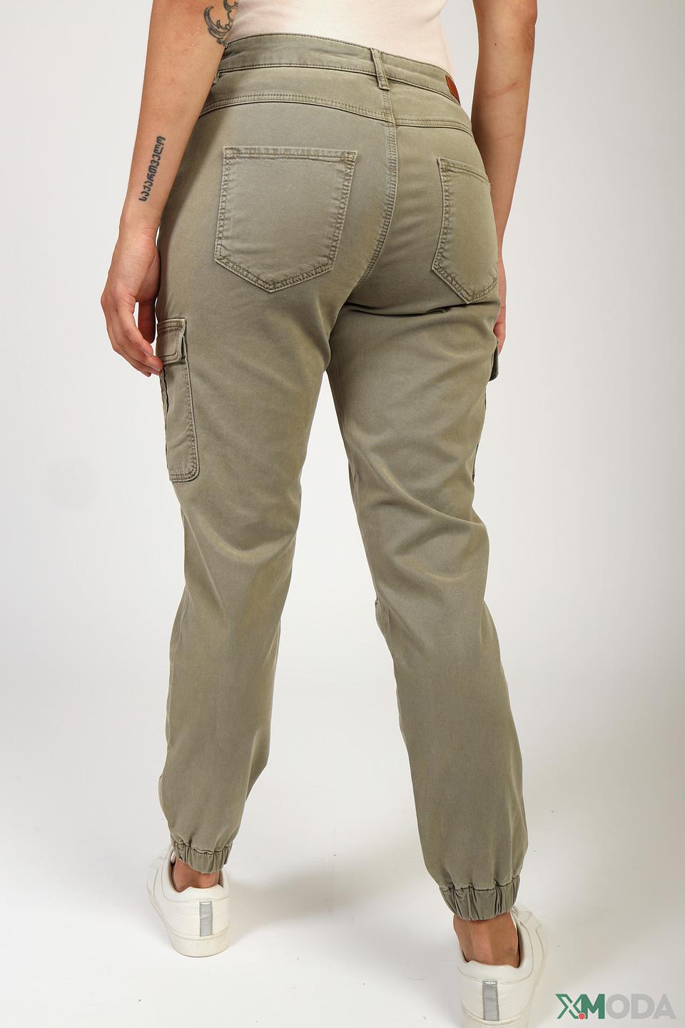 Брюки карго Oui хаки